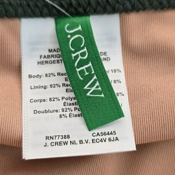 J. Crew Heritage High Leg Bikini Bottom Radiant Fuchsia Pink - Picture 7 of 9